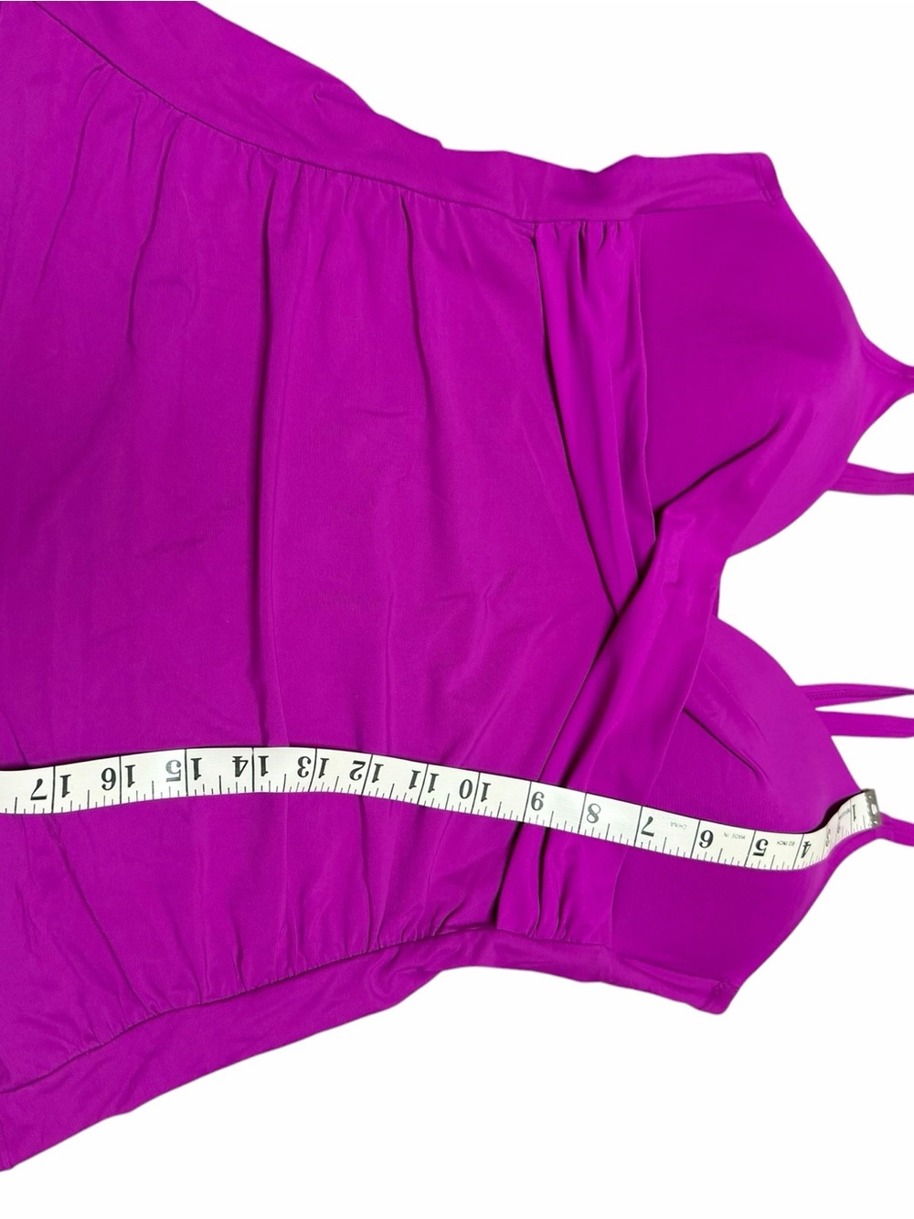 Apt. 9 Magenta Swim Tankini Top - Picture 4 of 9